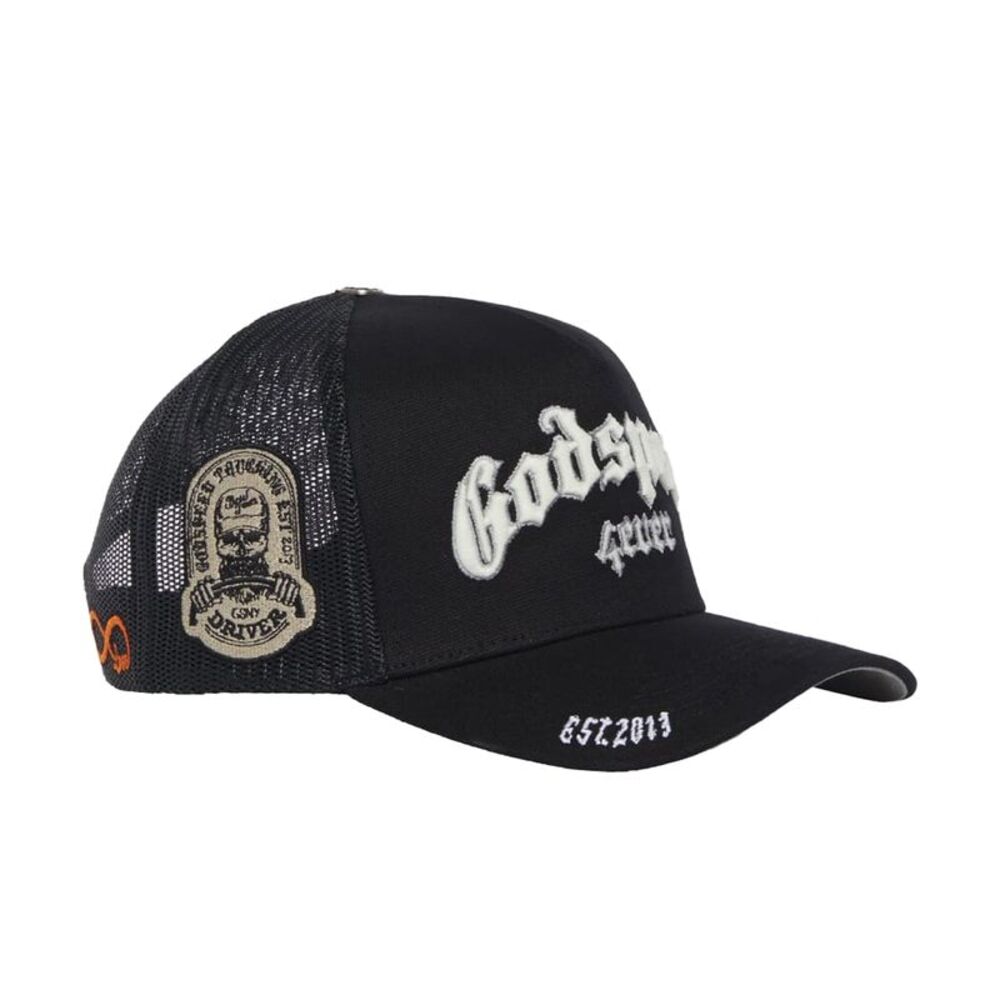 Godspeed Unisex Black/White 4EVER Trucker Hat